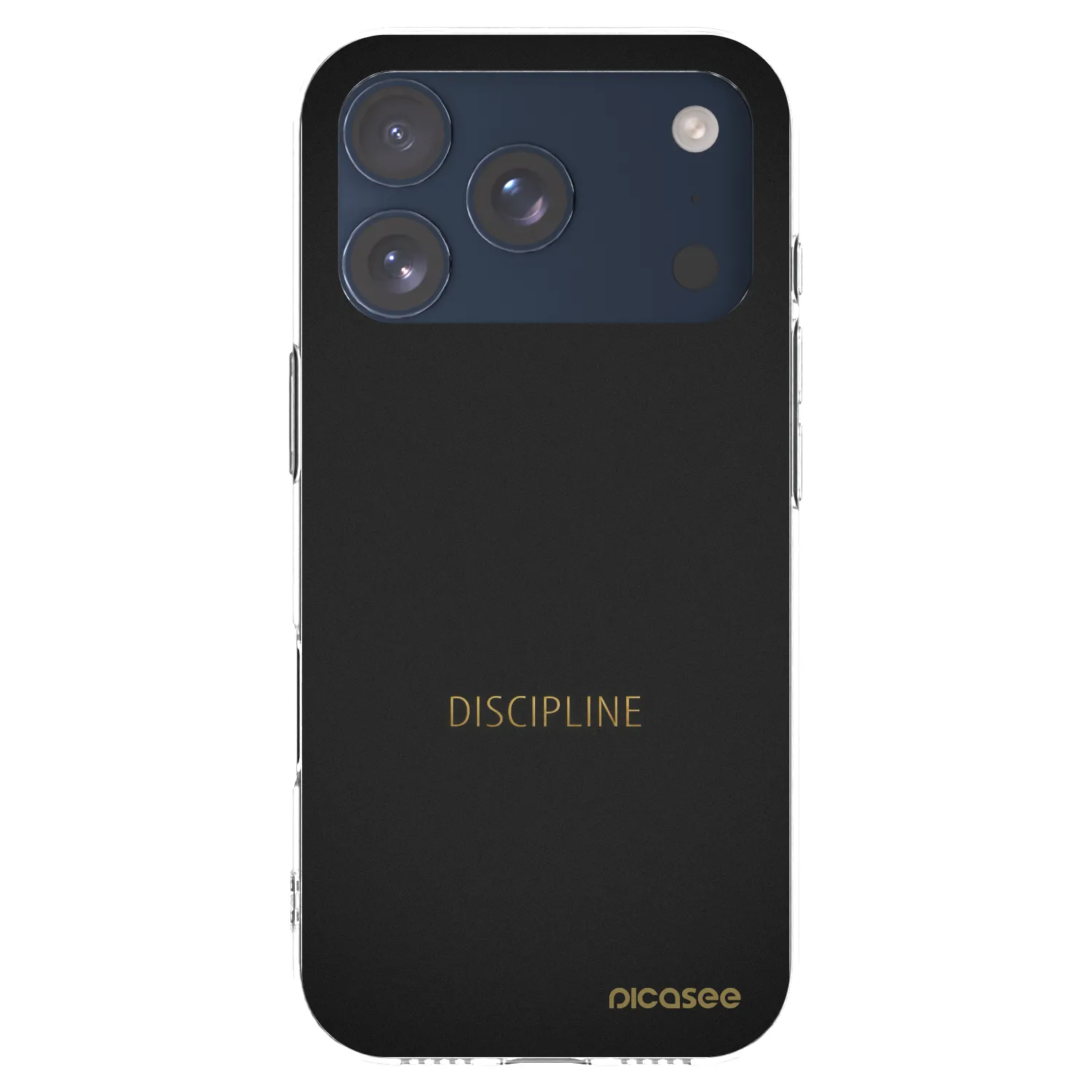 Picasee silikonski prozorni ovitek za Apple iPhone 17 Pro - Discipline