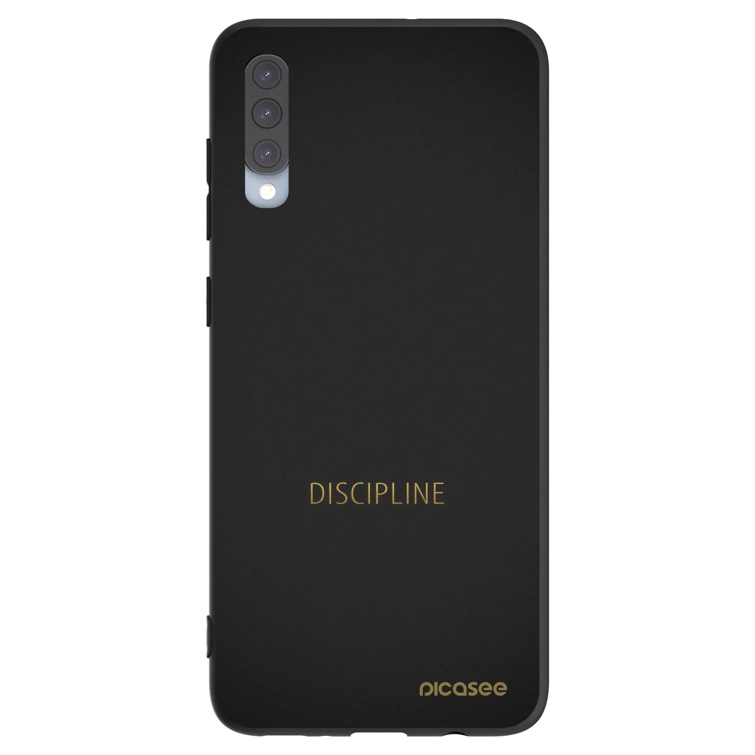 Picasee silikonski črni ovitek za Samsung Galaxy A70 A705F - Discipline