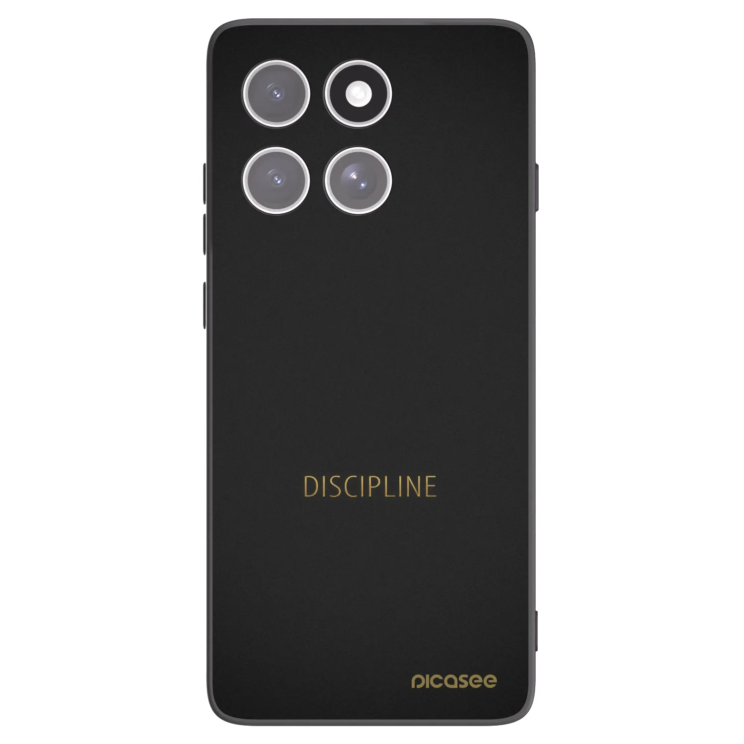 Picasee silikonski črni ovitek za Motorola Edge 60 Pro - Discipline