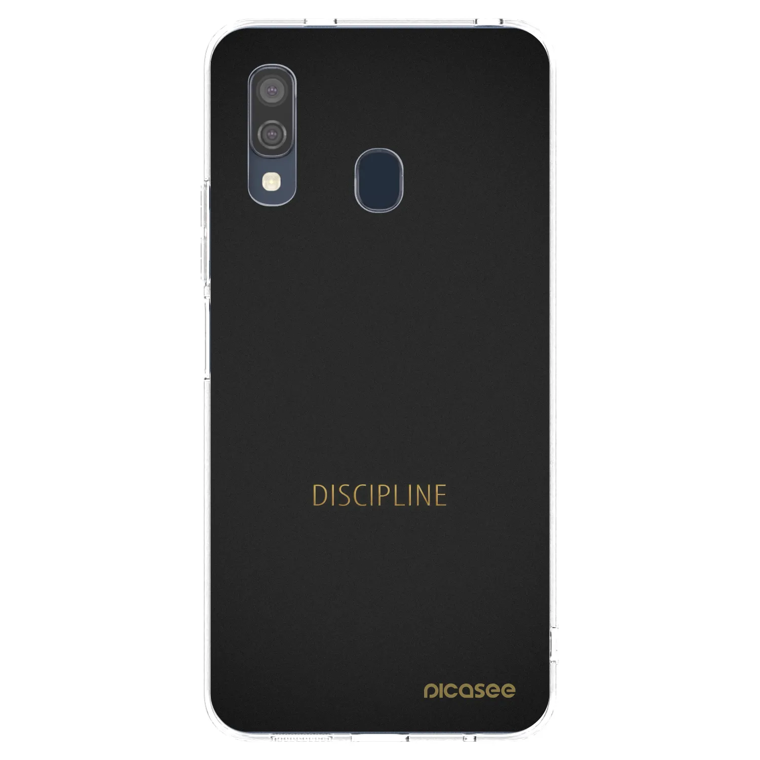 Picasee silikonski prozorni ovitek za Samsung Galaxy A40 A405F - Discipline