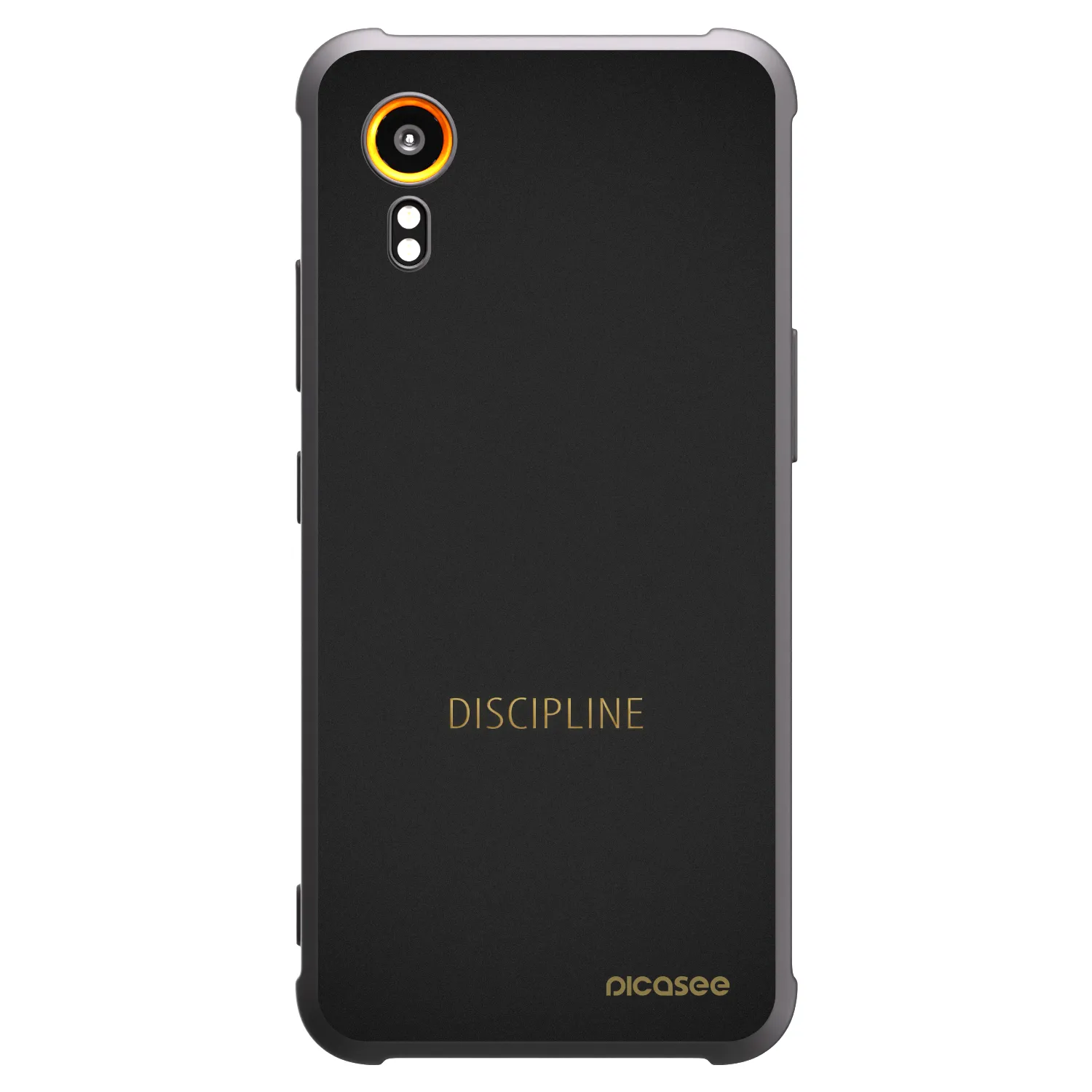 Picasee silikonski črni ovitek za Samsung Galaxy Xcover 7 - Discipline