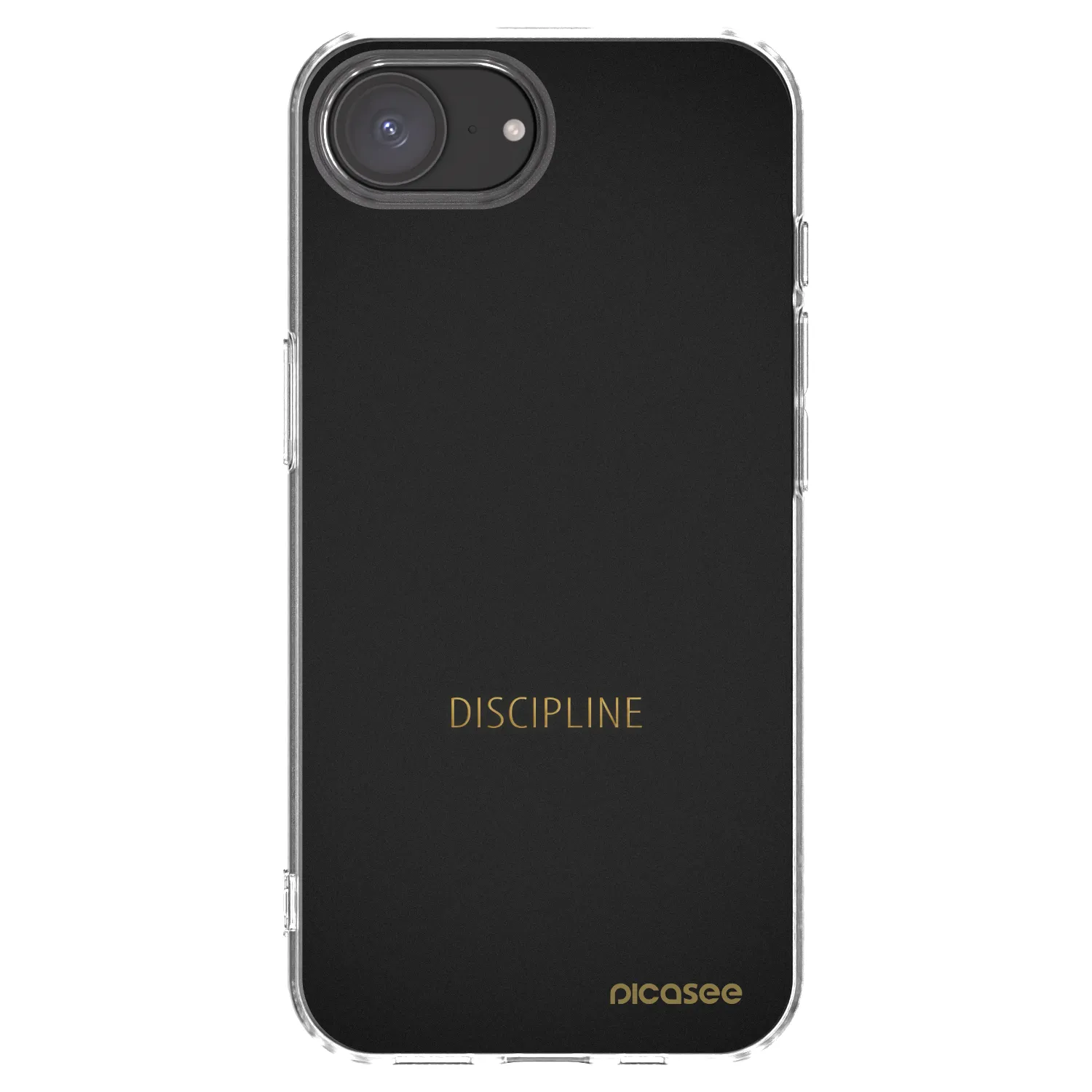 Picasee silikonski prozorni ovitek za Apple iPhone 17e - Discipline