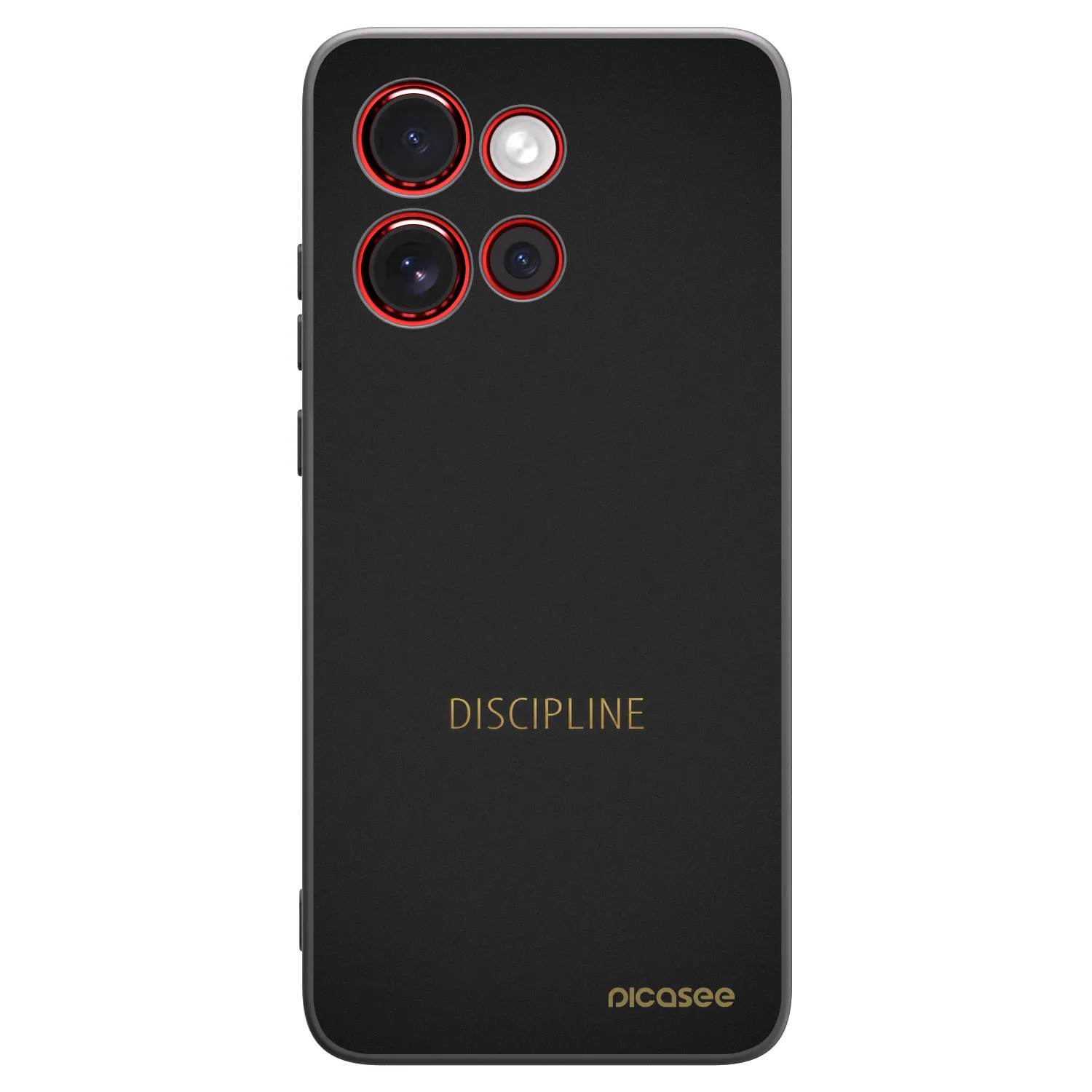 Picasee silikonski črni ovitek za Motorola Edge 60 Neo 5G - Discipline