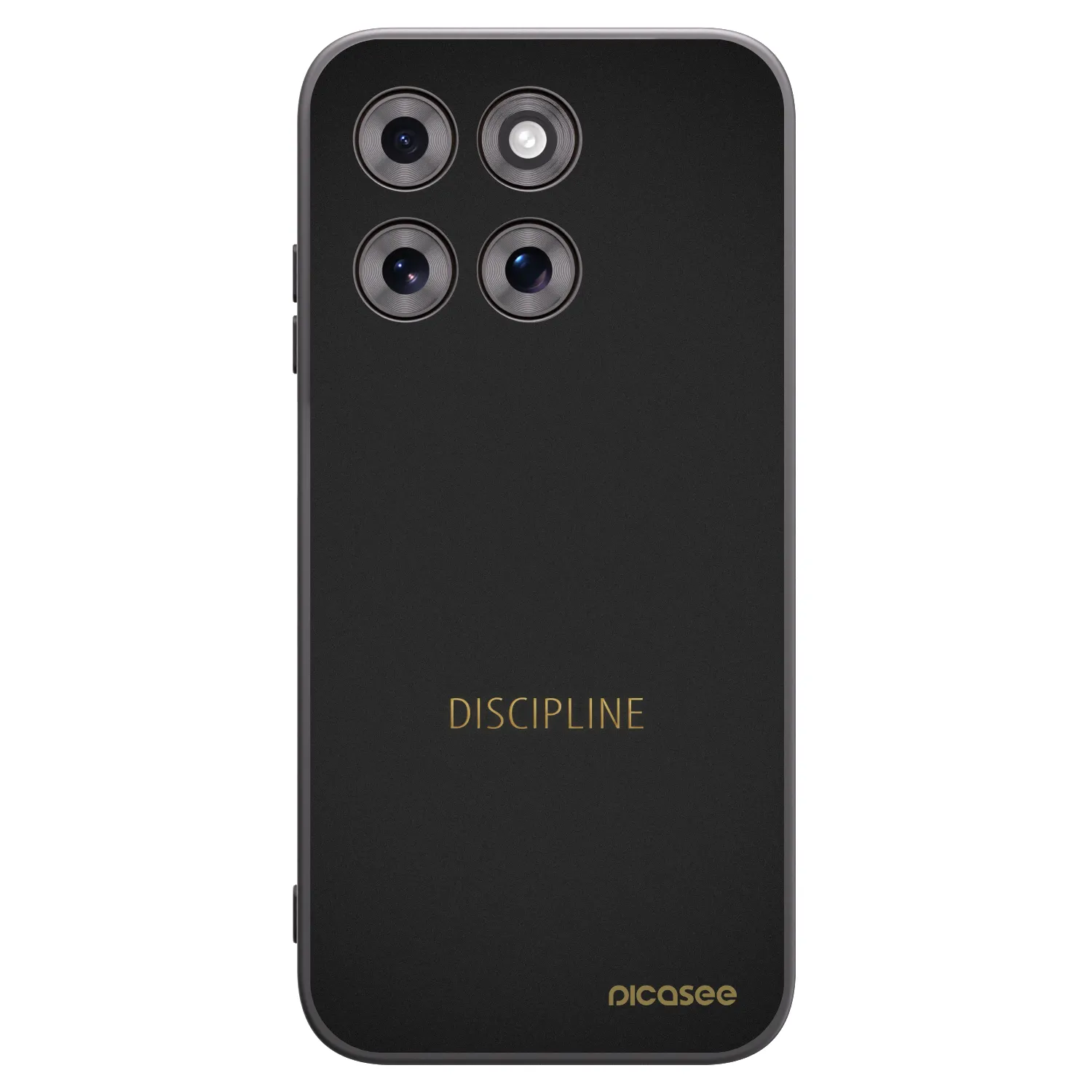Picasee silikonski črni ovitek za Motorola Moto G77 - Discipline