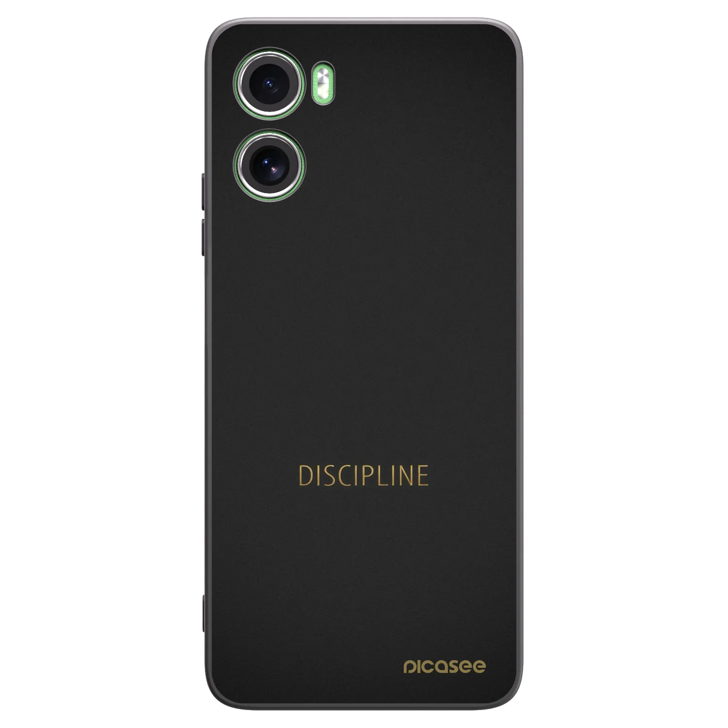 Picasee silikonski črni ovitek za Motorola Moto G06 - Discipline