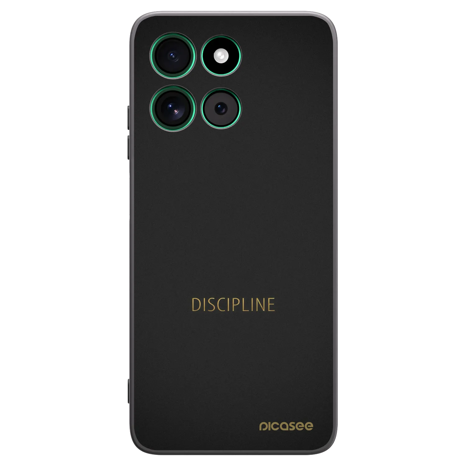 Picasee silikonski črni ovitek za Motorola Moto G57 Power - Discipline