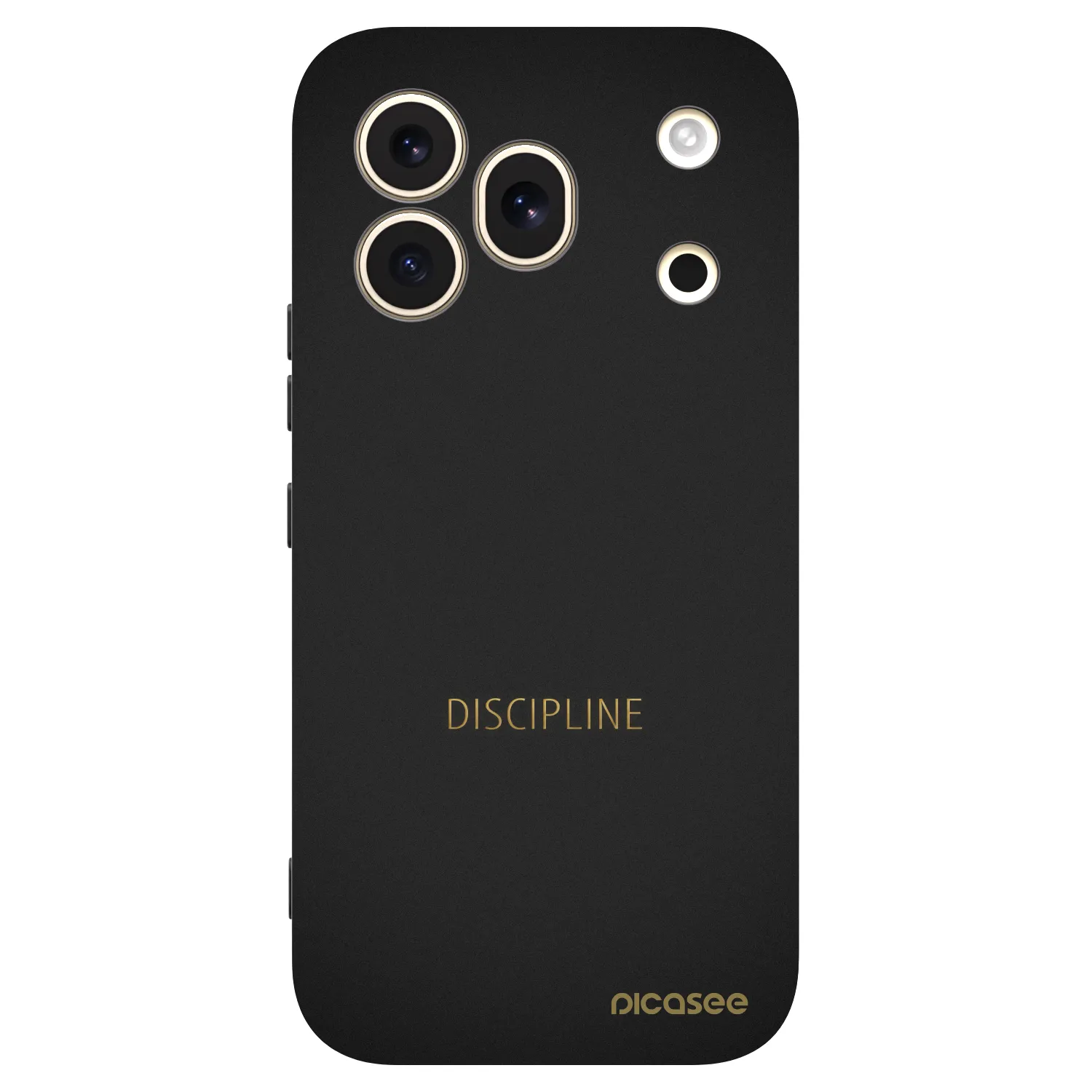 Picasee silikonski črni ovitek za Honor 600 Pro - Discipline