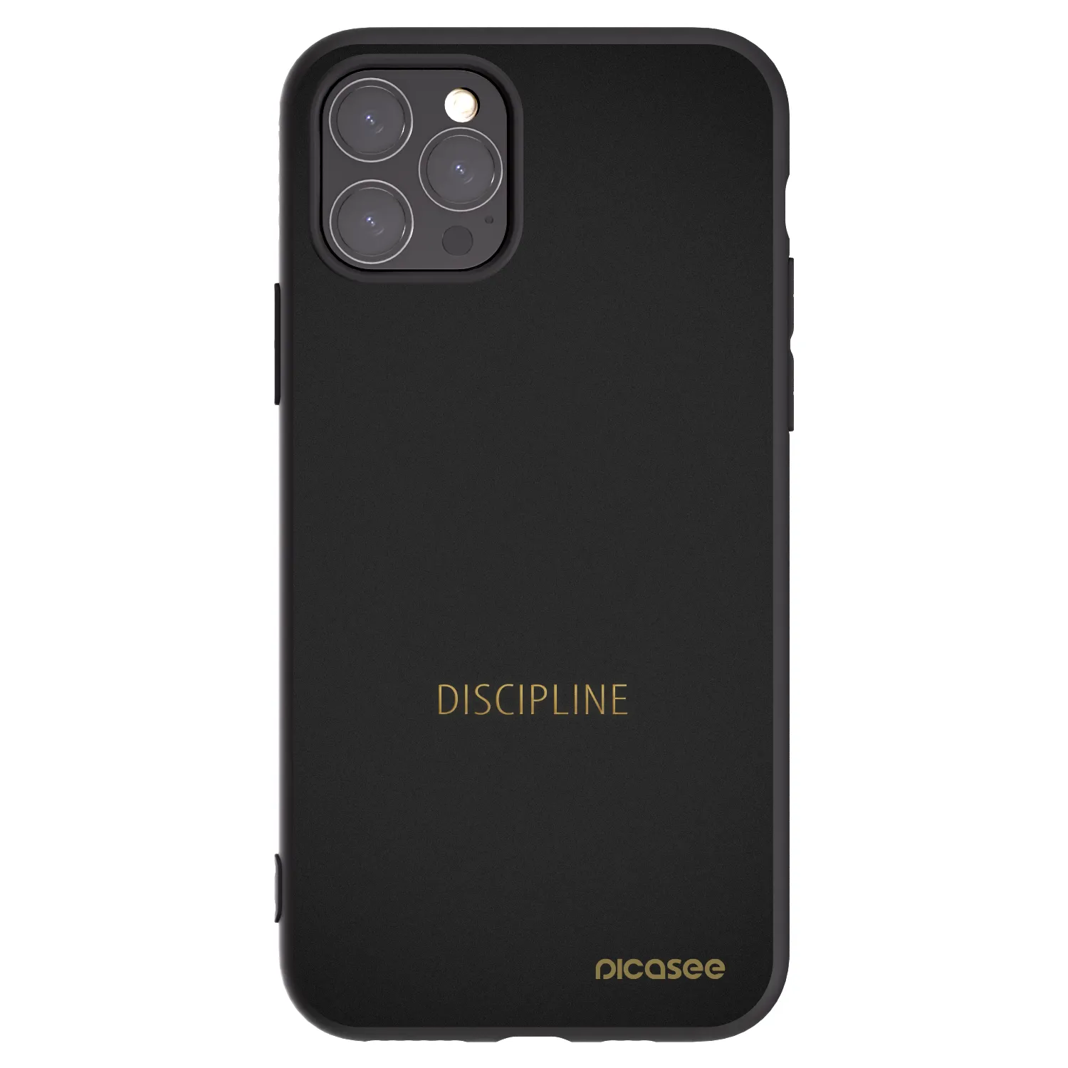Picasee silikonski črni ovitek za Apple iPhone 11 Pro - Discipline