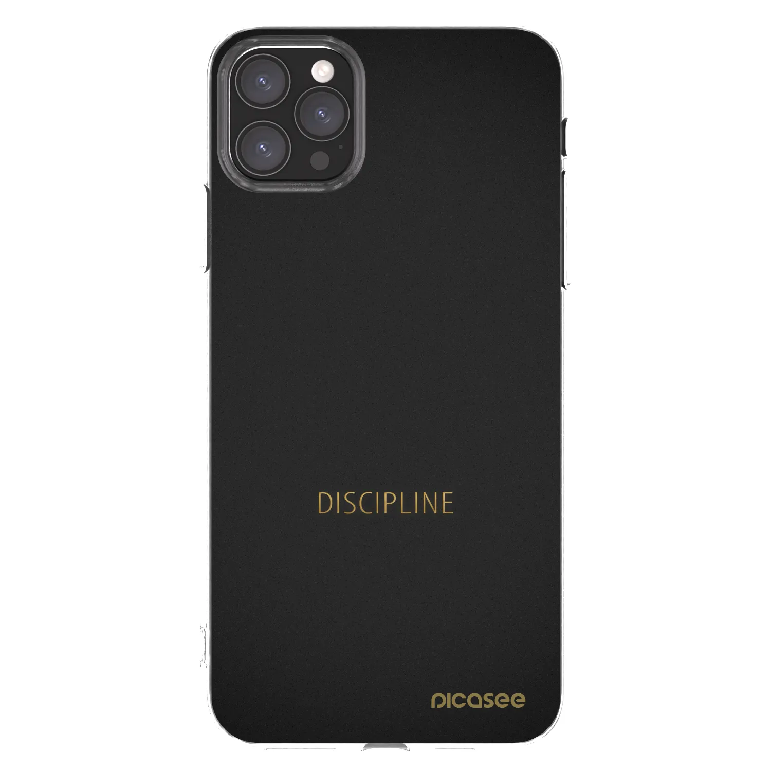 Picasee silikonski prozorni ovitek za Apple iPhone 11 Pro Max - Discipline
