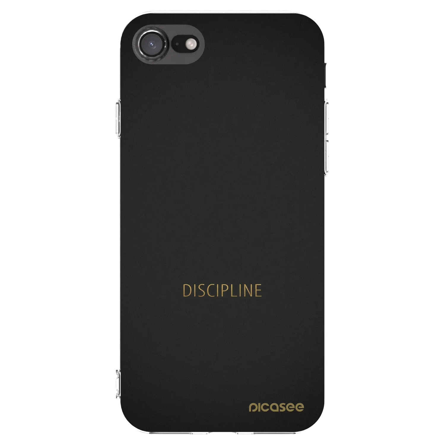 Picasee silikonski prozorni ovitek za Apple iPhone 8 - Discipline