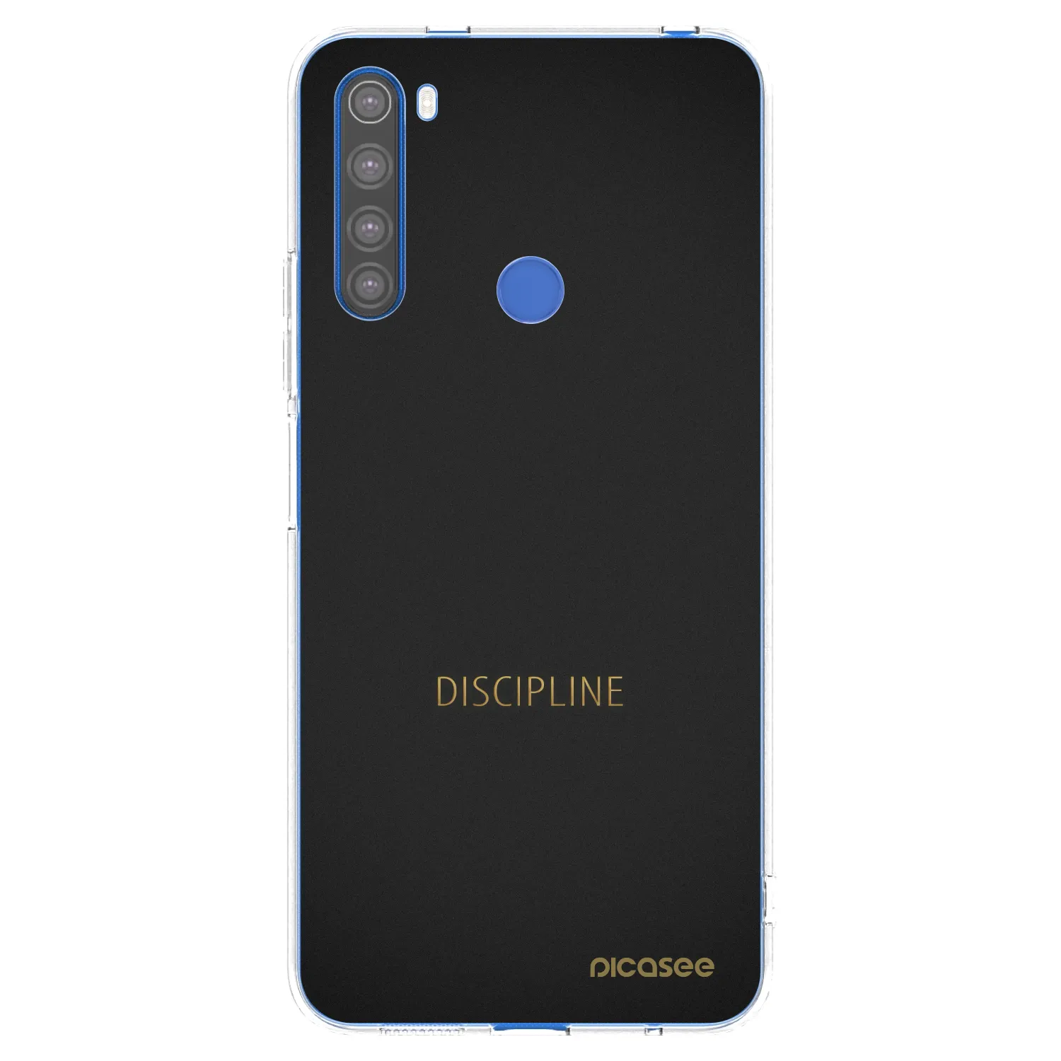 Picasee silikonski prozorni ovitek za Xiaomi Redmi Note 8T - Discipline