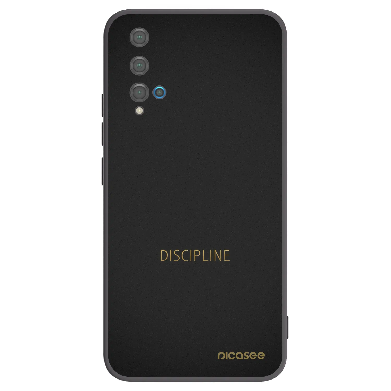 Picasee silikonski črni ovitek za Huawei Nova 5T - Discipline