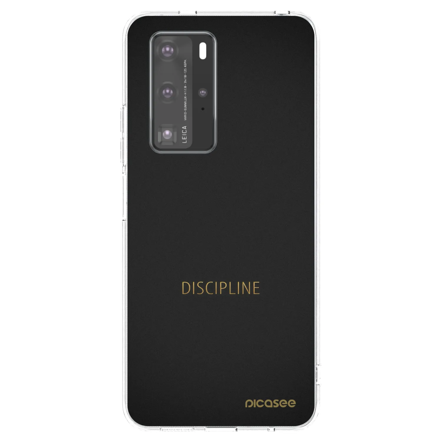 Picasee silikonski prozorni ovitek za Huawei P40 Pro - Discipline