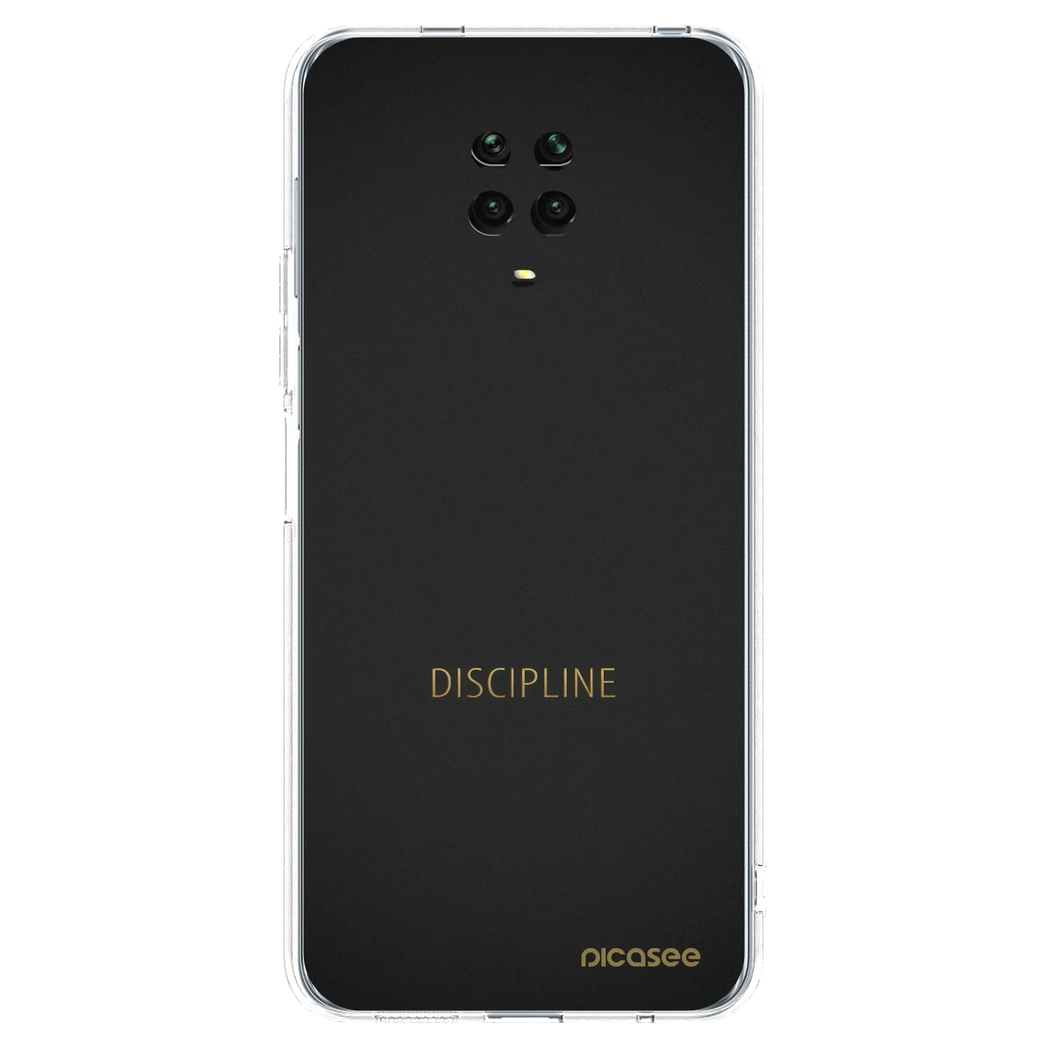 Picasee silikonski prozorni ovitek za Xiaomi Redmi Note 9 Pro - Discipline