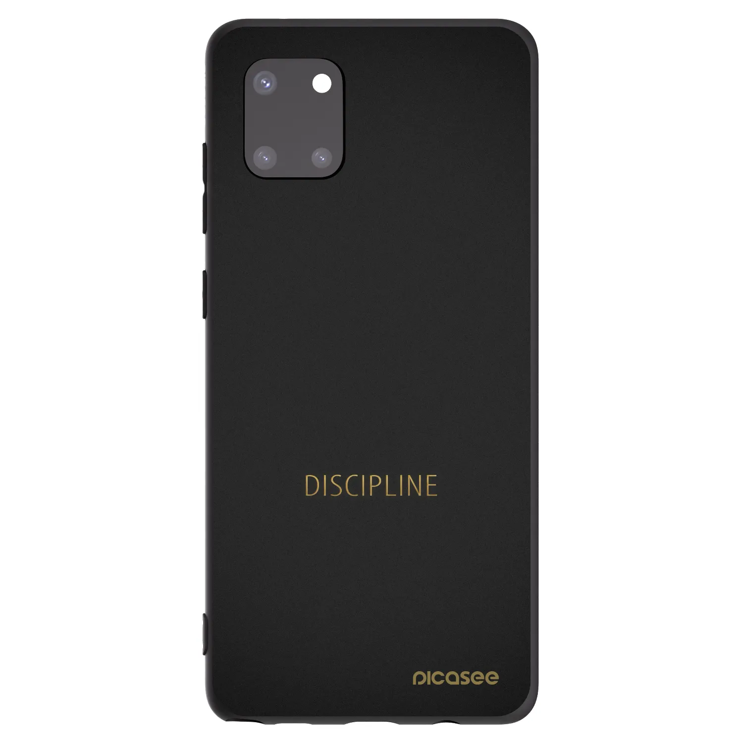 Picasee silikonski črni ovitek za Samsung Galaxy Note 10 Lite N770F - Discipline