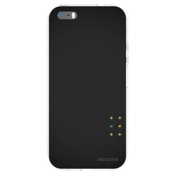 Picasee silikonski prozorni ovitek za Apple iPhone 5/5S/SE - Pulse