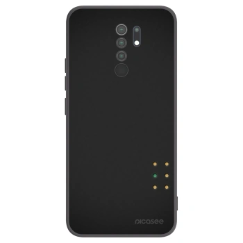 Picasee silikonski črni ovitek za Xiaomi Redmi 9 - Pulse