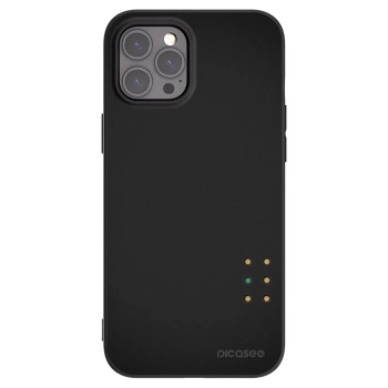 Picasee silikonski črni ovitek za Apple iPhone 12 Pro Max - Pulse