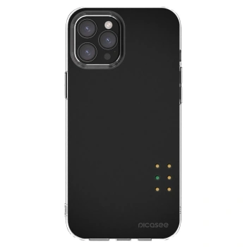 Picasee silikonski prozorni ovitek za Apple iPhone 12 Pro Max - Pulse