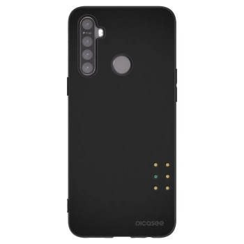 Picasee silikonski črni ovitek za Realme 5 - Pulse