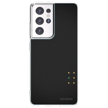 Picasee silikonski prozorni ovitek za Samsung Galaxy S21 Ultra 5G G998B - Pulse