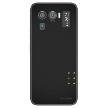 Picasee silikonski črni ovitek za Xiaomi Mi 11 Ultra - Pulse