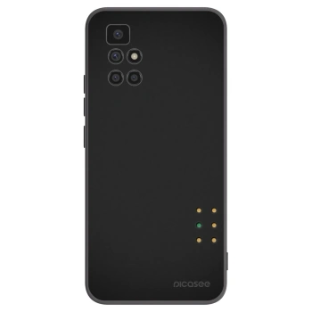 Picasee silikonski črni ovitek za Xiaomi Redmi 10 - Pulse