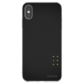 Picasee silikonski prozorni ovitek za Apple iPhone XS Max - Pulse