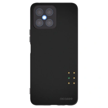 Picasee silikonski črni ovitek za Honor X8 4G - Pulse