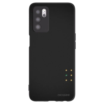 Picasee silikonski črni ovitek za OPPO A16s - Pulse