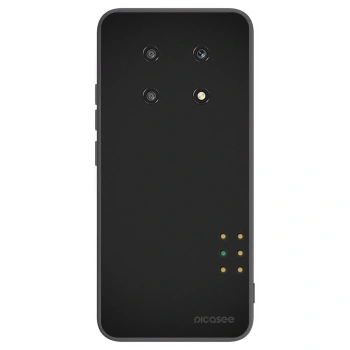 Picasee silikonski črni ovitek za Honor Magic4 Lite 5G - Pulse