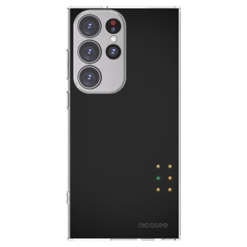 Picasee silikonski prozorni ovitek za Samsung Galaxy S23 Ultra 5G - Pulse