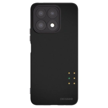 Picasee silikonski črni ovitek za Honor X8a - Pulse
