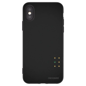 Picasee silikonski črni ovitek za Apple iPhone X/XS - Pulse