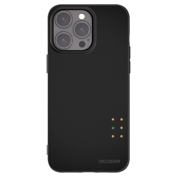 Picasee silikonski črni ovitek za Apple iPhone 15 Pro Max - Pulse