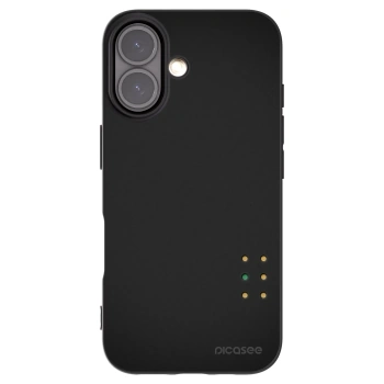 Picasee silikonski črni ovitek za Apple iPhone 16 - Pulse