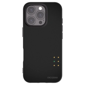 Picasee silikonski črni ovitek za Apple iPhone 16 Pro - Pulse