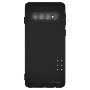 Picasee silikonski črni ovitek za Samsung Galaxy S10 G973 - Pulse