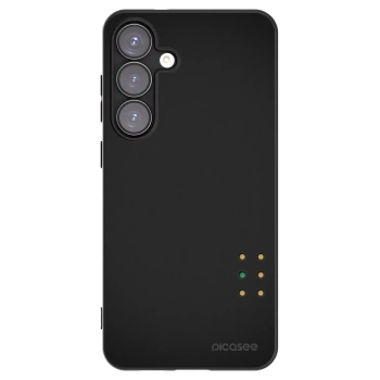 Picasee silikonski črni ovitek za Samsung Galaxy S25+ 5G - Pulse