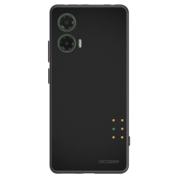 Picasee silikonski črni ovitek za Motorola Moto G35 5G - Pulse