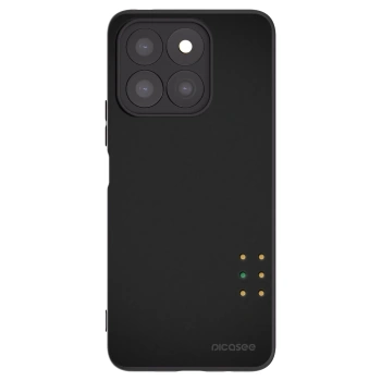 Picasee silikonski črni ovitek za Honor X8c - Pulse
