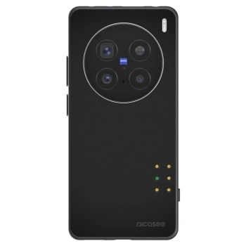 Picasee silikonski črni ovitek za Vivo X200 Pro - Pulse