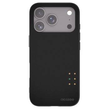 Picasee silikonski črni ovitek za Apple iPhone 17 Pro - Pulse
