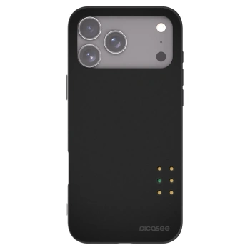 Picasee silikonski črni ovitek za Apple iPhone 17 Pro Max - Pulse