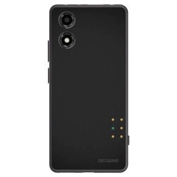 Picasee silikonski črni ovitek za Motorola Moto E14 - Pulse