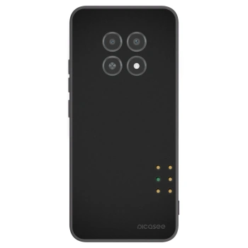 Picasee silikonski črni ovitek za Realme 12X - Pulse
