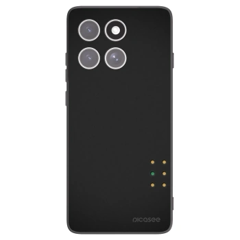 Picasee silikonski črni ovitek za Motorola Edge 60 Pro - Pulse