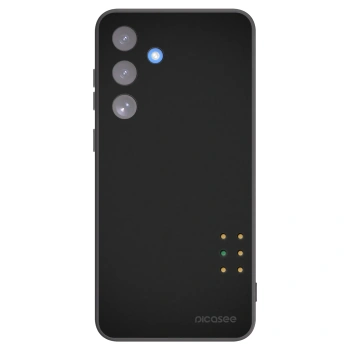 Picasee silikonski črni ovitek za Samsung Galaxy S25 FE 5G - Pulse