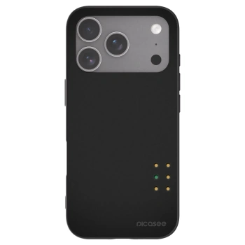 Picasee silikonski črni ovitek za Apple iPhone 18 Pro - Pulse