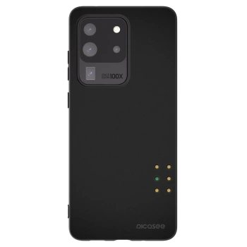 Picasee silikonski črni ovitek za Samsung Galaxy S20 Ultra 5G G988F - Pulse